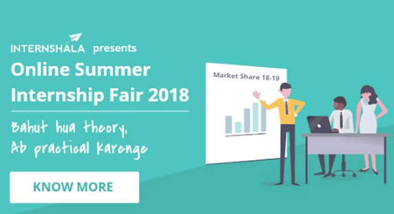 Online Summer Internship Fair 2018